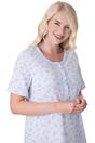 Blue Short Sleeved Nightdress, Image 5 of 5