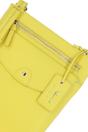 Yellow 'Five CB' Real Leather Cross Body Bag, Image 2 of 5