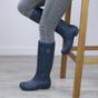 Navy Blue AJVANI Navy Blue Waterproof Wellington Boots Wellies, Image 5 of 6