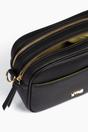 Black Faux Leather Crossbody Camera Bag, Image 2 of 3