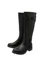 Black Brandi Buckle Detail KneeHigh Boots, Image 3 of 4