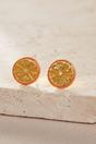 Gold Mia Gioielli Gold Sterling Silver Orange Slice Studs, Image 3 of 3