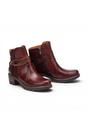 Red Womens Casual Heel Ankle Boots W1T8906C2, Image 5 of 7
