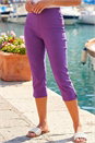 Mauve Cropped Stretch Trouser, Image 2 of 4