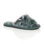 Grey AJVANI Grey Peep Toe Sandals Slippers, Image 1 of 6