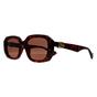 Brown Rectangle Shiny Dark Havana Brown GG1535S, Image 2 of 3
