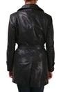 Black Womens 3/4 Length Trench Coat - Ranch, Image 6 of 6