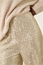 Silver Sequin Wide Leg Trousers, Image 6 of 7