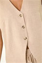 Beige Dusk Waist Coat, Image 4 of 4