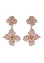 Pink Diva Two-Tiered Floral Drop Earrings, Image 1 of 5