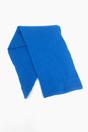 Blue Plain Heavyweight Asymmetric Winter Scarf, Image 2 of 4