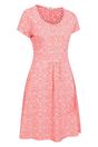 Red Orchid All Over Print UV Protection Dress, Image 4 of 4