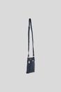 Navy Real Leather Crossbody Bag with Adjustable Strap, Image 5 of 5