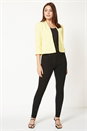 Lemon  3/4 Sleeve Rochette Jacket, Image 2 of 5