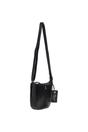 Black 'Naomi' Real Leather Compact Crossbody Bag, Image 3 of 4
