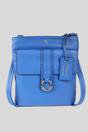 Blue 'Heaven' Real Leather Cross Body Bag, Image 1 of 4