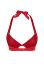 Red V-Wire Padded Balconette Bikini Top, Image 4 of 5