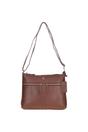 Brown 'Mourne' Sleek Real Leather Shoulder Bag, Image 2 of 5