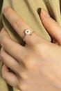 Silver Sterling Silver Daisy Wrap Ring, Image 2 of 3
