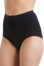 Black Two Pack Hi- Waist Control Briefs, Image 5 of 5