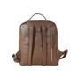 Tan 'ANGEL' Nappa Full Grain Leather Zip-top Backpack, Image 4 of 4