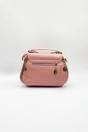 Pink Embroidered Shoulder Bag With Zip Charms, Image 5 of 5