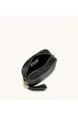 Black The Tassel Black Leather Crossbody Bag, Image 3 of 4