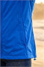 Royal Blue Shower Resistant Funnel Neck Jacket , Image 4 of 4