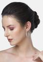 Silver Diva Twinkling Small Hoops, Image 4 of 5