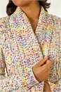 Ivory  Soft Knit Nep Longline Cardigan, Image 5 of 5