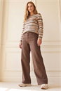 Neutral Spacedye Crew Sweater, Image 3 of 4