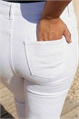 White Curve Stretch Denim Jegging, Image 4 of 4