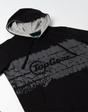 Charcoal Top Gear Tyre Print Charcoal Hoodie, Image 3 of 6