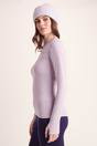 Lavendar Snowdon Thermal Crew Neck Base Layer, Image 4 of 5
