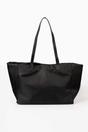 Black Plain Large Carry All Tote Bag, Image 2 of 2