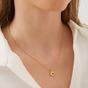 Gold Dripping Molten Natural Textured Sterling Silver Authentic Pendant Necklace, Image 2 of 4
