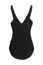 Black Baylenne Plain One Piece Swimsuit, Image 2 of 3