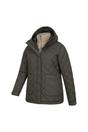 Khaki Nebraskan Borg 3 in 1 Padded Jacket, Image 4 of 5