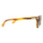 Brown Round Striped Brown Blue Polarized Sunglasses, Image 4 of 4