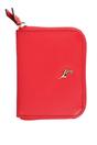 Red Ashwood Leather Red 'Mini X' RFID Protected Real Leather Purse, Image 1 of 3