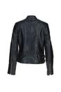 Black Brampton London Black 'B Soho' Real Leather Biker Jacket, Image 5 of 6
