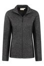 Black Idris Panelled Fleece Jacket, Image 3 of 5