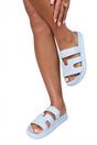 Blue iKrush Blue Lucille Cut Out Open Toe Strappy Sandals, Image 1 of 8