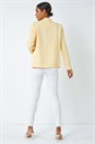 Lemon  Double Breasted Button Blazer , Image 3 of 5