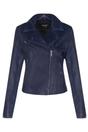 Blue Leather Brando Biker Jacket -Loughton, Image 1 of 4