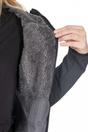 Black Kristen Long Hooded Waterproof Jacket, Image 6 of 8
