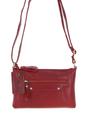 Red Genuine Leather Crossbody Bag, Image 2 of 6