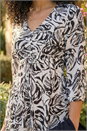 Black Embroidered Leaf Midi Dress, Image 4 of 4